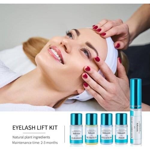 New Semi-permanent Brow Lift Kit Eyebrow Lamination Kit Styling Perming Setting Curling Brow Lamination Eyelash Perm Set