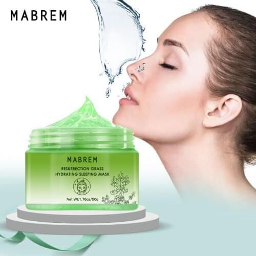 MABREM Plant Hydrating Face Mask Moisturizing Anti-Aging Whitening Skin Care Revitalizing Cream Sleeping Facial Mask Treatment