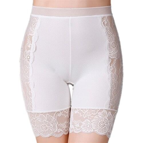 Ladies Stretchy Safety Short Pants Elegant Women Sexy Floral Lace Shorts Short Leggings Elastic Waistband Undershorts Underwear