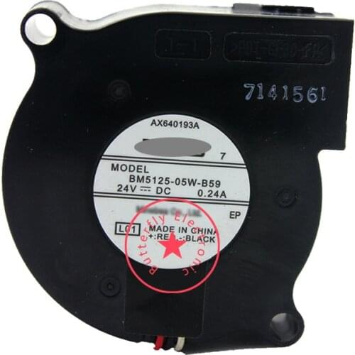 BRAND NEW BM5125-05W-B59 24V 0.24A COOLING FAN COOLER 50*50*25MM 5025