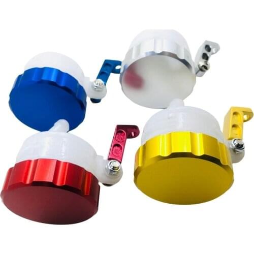 Universal CNC Motorcycle Front Brake Fluid Tank Reservoir Oil Cup Accessories For Victory Triumph Aprilia Ducati Harley Davidson