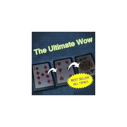 WOW 3.0, the ultimate wow, Card magic. This item include 1pc special card /close-up card magic trick / wholesale