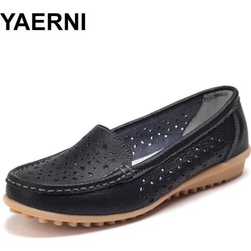 YAERNI Women's Ballet Flats With Heels