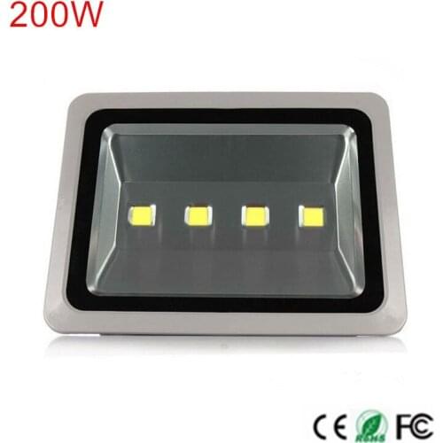 1pcs 200W Led Flood light High Power Epistar Chips Waterproof Led Spotlight AC85-265V Street lamp Outdoor lighting