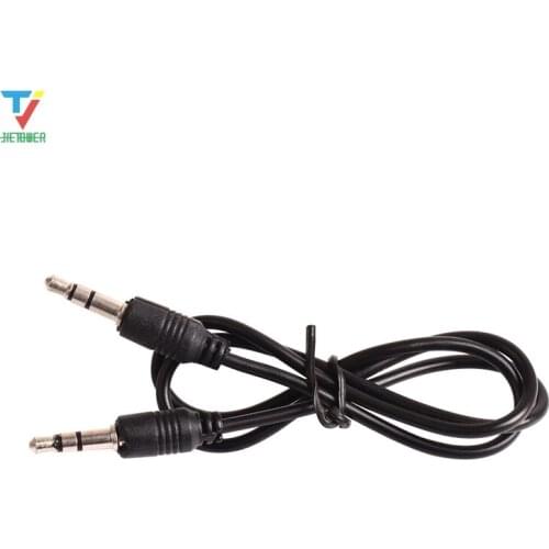 1000pcs/lot Wholesale High quality Black 3.5mm Male to 3.5mm Male Audio Adapter Cable 3.5 mm Mp3/4 50CM/70CM wholesale cheap