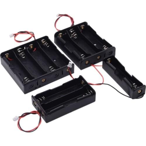 18650 battery box 1 section 2 section 3 section 4 section series 3.7V lithium battery holder with PH2.0-2P plug terminal line