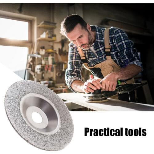 4in Diamond Grinding Disc Wheel Coated Grit 60 Convex Stone Tools for Angle Grinder