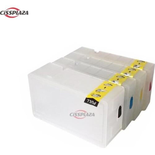 CISSPLAZA 4pcs PGI1500 Refillable ink cartridge compatible for Canon MAXIFY MB2050 MB2350 MB2150 MB2750 PGI 1500XL