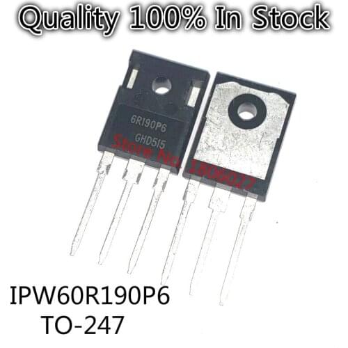 5PCS/lot IPW60R190P6 6R190P6 TO-247 650V 57A Spot hot sale
