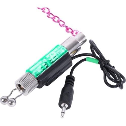Fishing Bite Accessories Fishing Swinger Stainless Steel Chain Indicator LED Light New Arrival