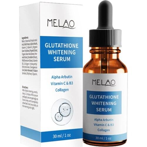 Glutathione Serum Improve Dullness, Brighten Skin Tone, Moisturize and Whiten Niacinamide Facial Serum