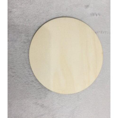 Round Disc Unfinished Wood Cutout Circles for Creating Jewelry Painted Christmas Tree Decorated