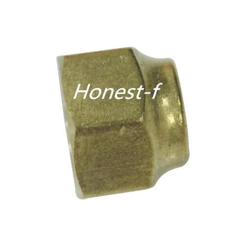 Brass 3/4" OD Flare Short Forged Nut ,Brass Flare Tube Fitting