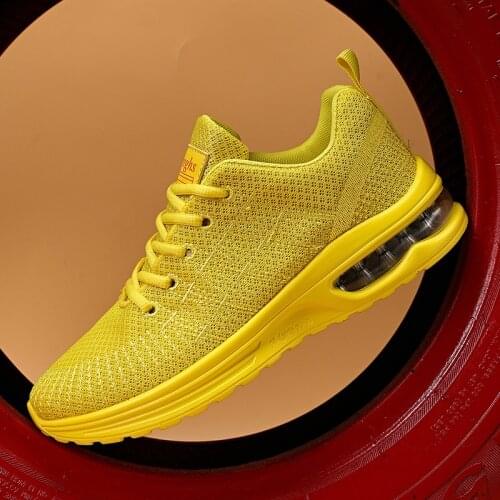 Fashion Male Sneakers Air Cushion Breathable Sports 2021 Spring Autumn Lightweight Comfortable Breathable Walking Shoes