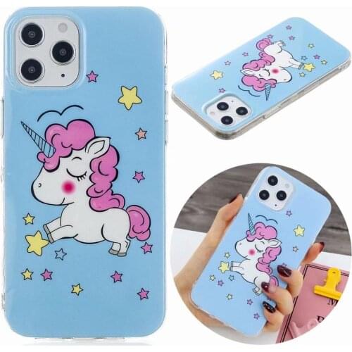 1pcs/lot Cartoon Pattern IMD Soft TPU Case For iPhone 12 Mini 5.4 iPhone 12 Pro 6.1 iPhone 12 Pro Max 6.7