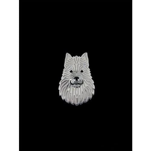 New Classic Animal Australian Terrier Dog Broche Gold Silver Color Designer Brooch For Men Overwatch Gift For Friend Father