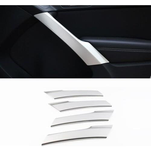 Fit For Tiguan 2012 2013 2014 2015 2016 ABS Matte trim inner door armrest decoration cover trim Styling accessories 4pcs/set