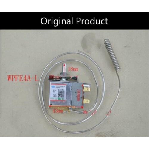 Suitable for Haier vertical display cabinet original refrigerator thermostat WPFE4A-L temperature control switch