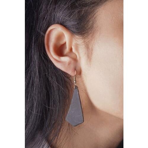 Handmade Genuine Leather Earrings Fashion Authentic Women Jewellery Accessory Stylish Desing High Quality Gift - ES-9002