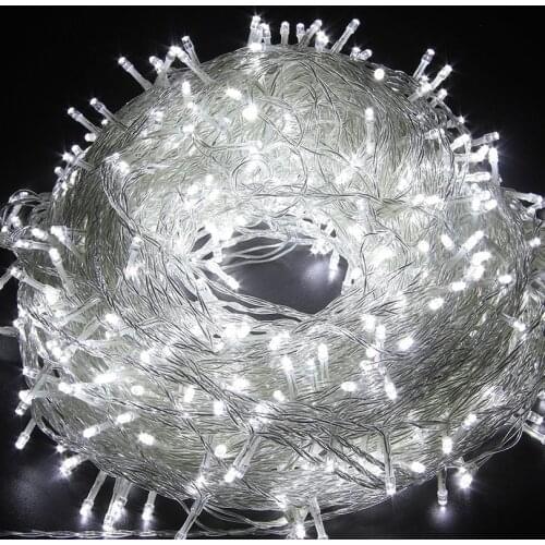 10M 20M 30M 50M 100M LED String Light AC220V 110V Festoon Lamps Waterproof Outdoor Garland Party Wedding Christmas Decoration