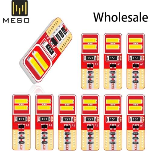 T10 Led W5W LED 4smd 7020 led Light CANBUS light Bulb 6000K No error led light White Car Clearance Lights DC12V AUTO