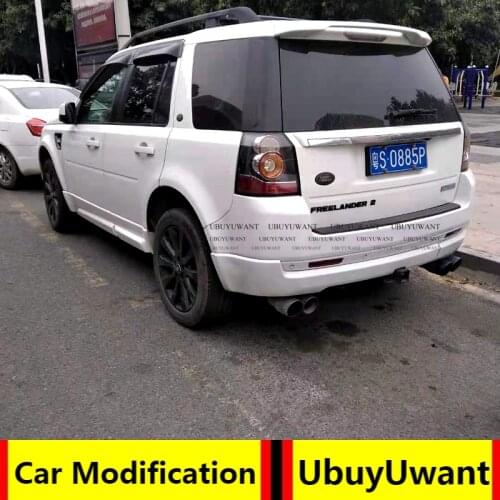 UBUYWUANT For Land Rover Freelander 2 2007 - 2014 ABS Plastic Exterior Primer Color Rear Spoiler Tail Trunk Boot Wing Decoration