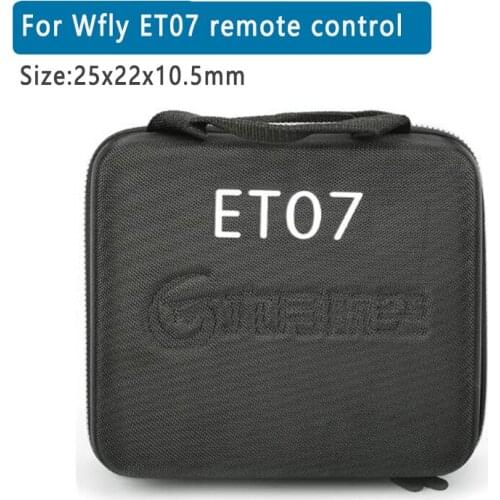 Wfly Waterproof Transmitter Remote Control Carrying Suitcase Case Hand Bag Box for ET07