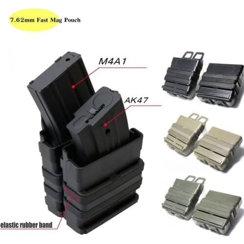 Military Airsoft Heavy 7.62 Fast Mag Holder Molle Tactical FastMag Pouch Hunting Accessories AK M4 Pistol Magazine Pouches