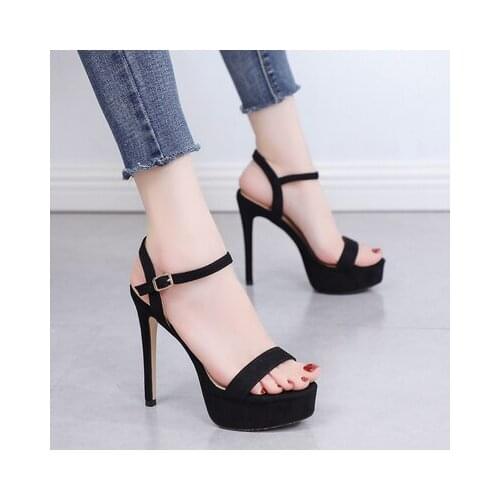 2020platform sandals peep toe high heels sandals women Ankle Strap Shoes Gladiator Party Dress Wedding Shoes heels
