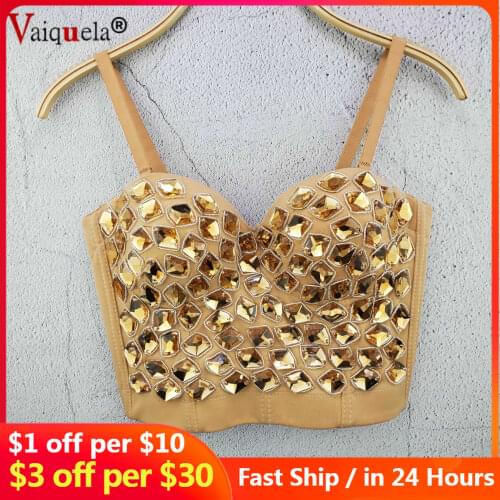 Red Rinestone Hand-made Pearls Bralet Corselets Womens Bustier Bra Cropped Top Wedding Bralette Vest Plus Size Gothic