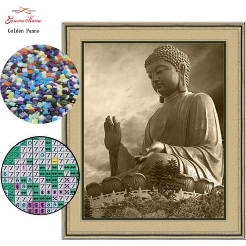 Gold Panno,Part,DIY Diamond Embroidery,5d, Diamond Painting,Cross Stitch,3d, Diamond,Mosaic,Needlework,Buddha body,Walls Dec