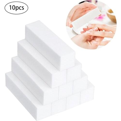 10/8pcs Nail Art High Quality Nail Tools Hot Nail Files Buffer Block Files Acrylic Pedicure Sanding Manicure Stamping Sponge