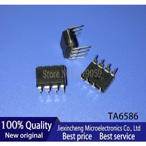 10PCS TA6586 6586 RZ7886 7886 DIP8 motor driver chip IC New original