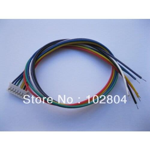 1000 pcs PH 2.0mm 7 Pin Female Polarized Connector with 26AWG 7.9inch 300mm Leads