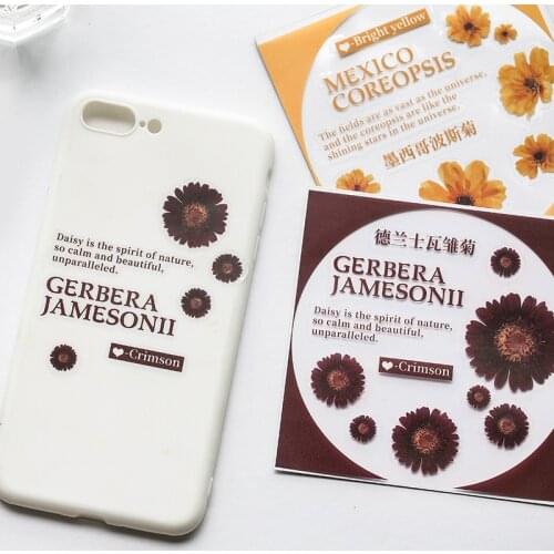 3 Sheets Various Flowers Collection Mini Paper Sticker Decoration Diy Ablum Diary Scrapbooking Label Sticker Kawaii Stationery