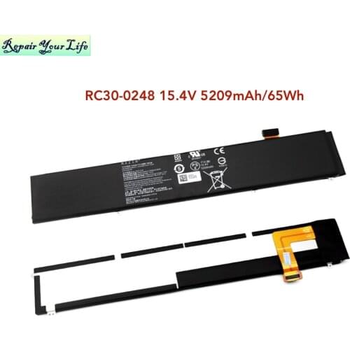 15.4V RC30-0248 Laptop battery For Razer Blade 15 Elite Edition 2018 Advanced 2019 RZ09-02386 02385 0288 0313 0301 03015 Genuine