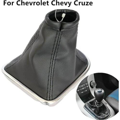 Car Gear Shift Stick Gaiter Boot PU Leather Dust-proof Cover for Chevrolet Cruze 2008 2009 2010 2011 2012 Auto Accessories