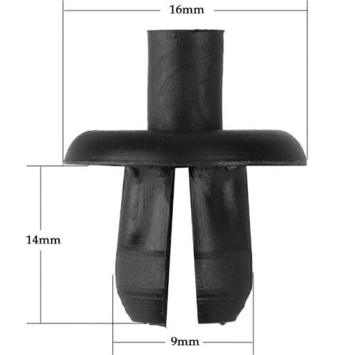 Auto Parts Are Suitable for Car Deflector Cover Interior Door Panel Trunk Lining Threshold Strip Clip (100pcs) 0181