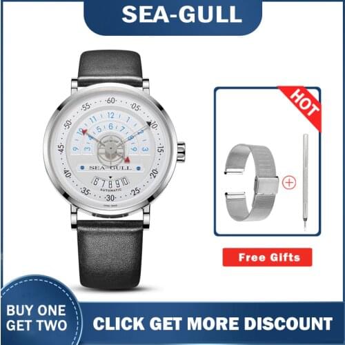 Seagull Luxury Mens Watch Montre Homme Automatic Mechanical Watch for men 819.93.6049 Sapphire face