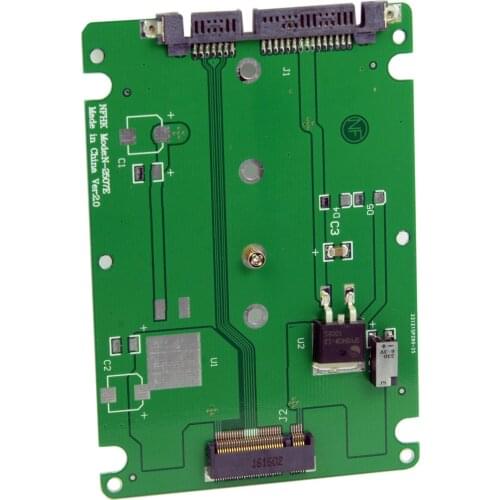 CYSM E431 E531 X240 Y410P Y510P M.2 NGFF PCI-E 2 LANE SSD to 7mm 2.5" SATA 22pin hard disk case Enclosure White