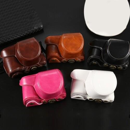 Black/Brown/Coffee High Quality PU Leather Camera Case Bag Cover For Sony A6000 A6300 A6500 A5100 A5000 NEX 5N 5T 5R 5C 5 3N 3