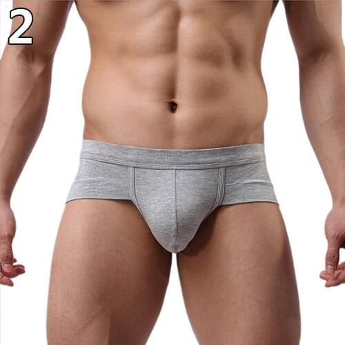 Men\s Sexy Bulge Pouch Underwear Briefs Soft Elastic Modal Low Rise Underpants