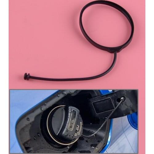 DWCX Black NBR Car Fuel Gas Filler Tank Cap Band Cord Tether Ring 16117222391 fit for BMW 1 3 5 7 Series X1 X3 X4 X5 X6 Z4 Mini