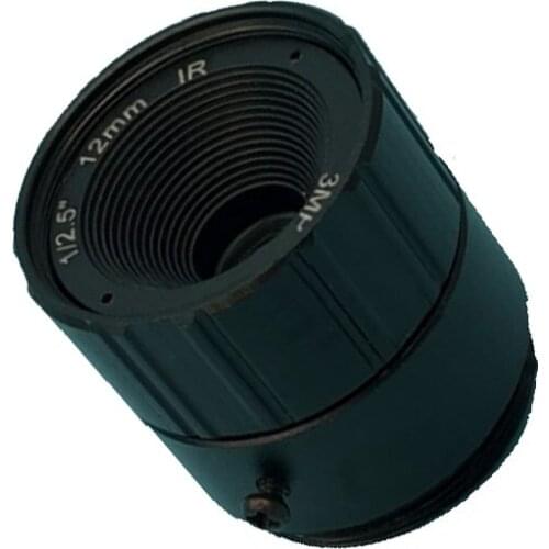 HD 3.0Megapixel CCTV Lens 12mm CS Lens 3MP for HD Security Cameras F2.0 Image Format 1/2.5" Metal HFOV 28D