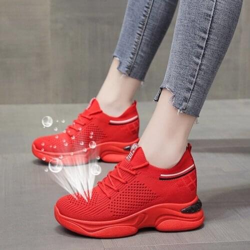 Womens Sneakers With Platform Summer Shoes Womens Trainers shoes Woman-shoes Thick Heels Fashion Womans Rubber