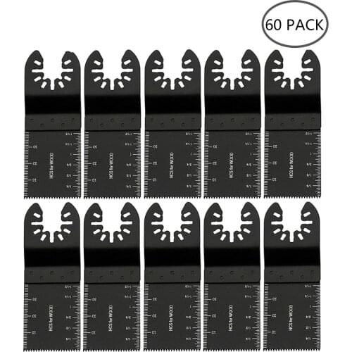 60/50/20/10/5pcs Multi-Function Precision Saw Blade Accessories Oscillating Saw Blades for Renovator Power Wood Cutting Tool Bit