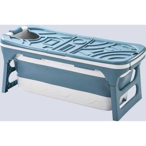 Seniors Portable Bathtub Thicken Plastic Folding Portable Bathtubs Baby Paddling Pool Bad Volwassenen Bathroom Products EH60PB