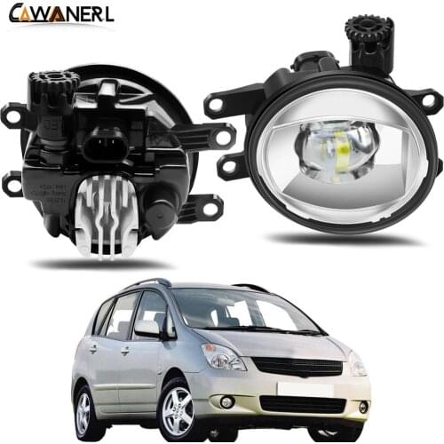 Fog Light Assembly Car Front Bumper LED Lens Fog Lamp Daytime Running Light 12V For Toyota Corolla (ZER_, ZZE_) MPV 2004-2009