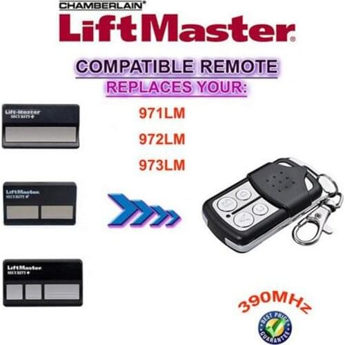 For Liftmaster 971LM/972LM/973LM /139.53681B/13953180 Garage Door Remote 390mhz very good