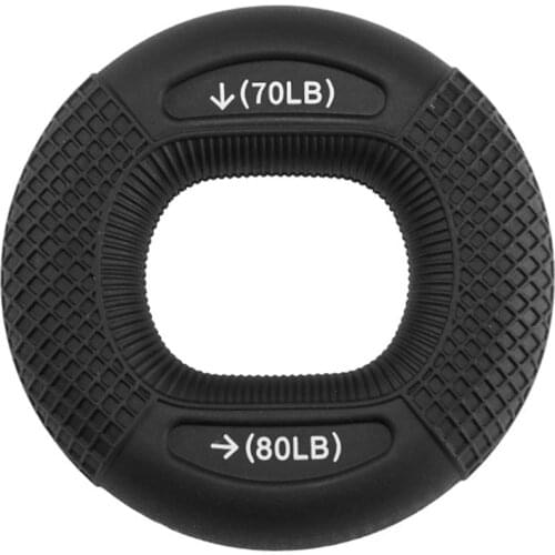 Silicone Adjustable Hand Grip 20-80LB Gripping Ring Finger Forearm Trainer Carpal Expander Muscle Workout Exercise Gym Fitness